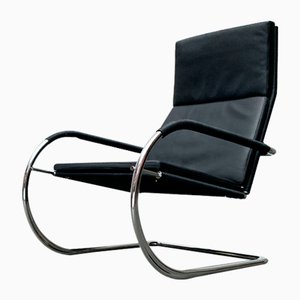 D35 Kinetic Leather Lounge Chair by Anton Lorenz for Tecta, Germany