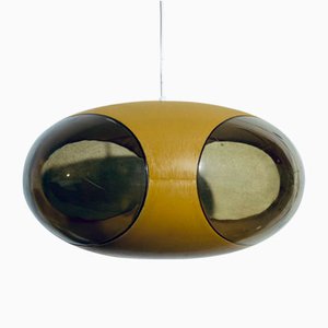 UFO Ceiling Lamp in Beige Plastic by Luigi Colani for Massiv Belgium, 1970s