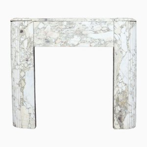 French Art Deco Marble Fire Place Surround, 1920s