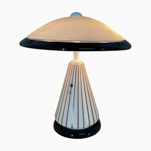 Italian Mushroom Vetri Murano Glass Table Lamp attributed to Zonca, 1980s