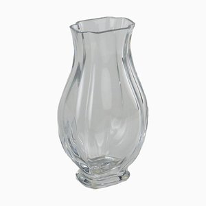 Jarrón de cristal de Baccarat, Francia, siglo XX