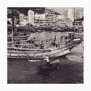 Hanna Seidel, Hong Kong Haven, Black and White Photograph, 1960s