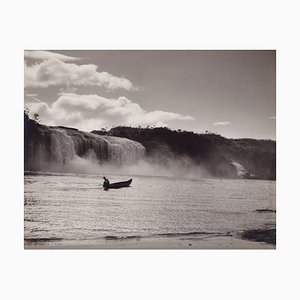 Hanna Seidel, Venezuelan Waterfalls, Black and White Photograph, 1960s