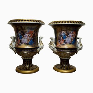 19th Century Viennese Royal Urns, Set of 2