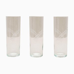 Verres en Cristal, 1970s, Set de 3