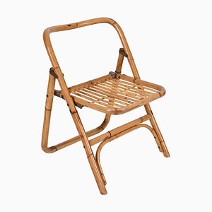 Bamboo Dal Vera Folding Chair, Italy, 1960s