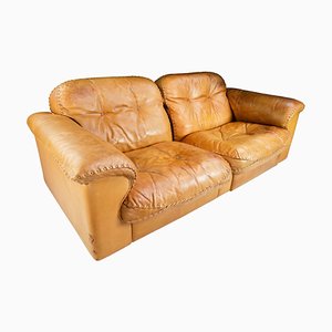 DS-101 2-Seater Sofa in Leather from de Sede, Switzerland, 1960s