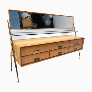 Credenza con specchio di Silvio Cavatorta, Italia, 1958