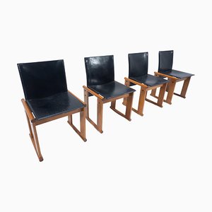 Chairs attributed to Afra & Tobia Scarpa, Italy, 1960s, Set of 4