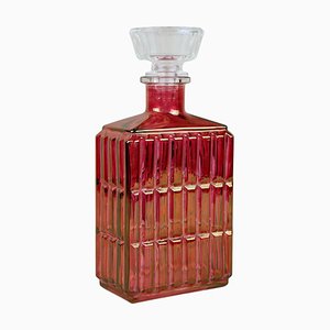 20th Century Art Deco Glass Decanter or Liquor Bottle, Austria, 1930s