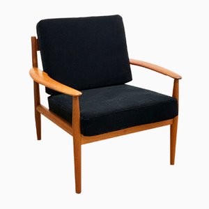 Fauteuil Mid-Century Moderne par Grete Jalk pour France & Søn, Danemark, 1960s