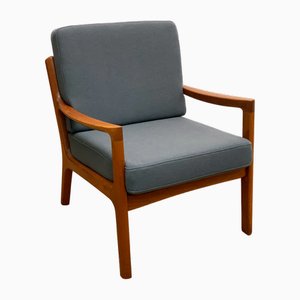 Mid-Century Modern Danish Armchair by Ole Wanscher for France and Son, 1950s