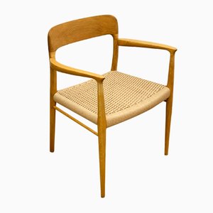 Mid-Century Model 56 Chair in Oak by Niels O. Møller for J.L. Moller, 1950
