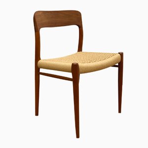 Dänischer Mid-Century Modell 75 Stuhl aus Teak von Niels O. Møller für JL Moller, 1950er