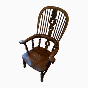 Antique Windsor Armchair with Bow Back