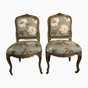 Französische Vintage Stühle, 2er Set