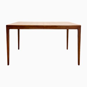 Mid-Century German Extendable Dining Table in Teak and Oak by Hartmut Lohmeyer for Wilkhahn, 1960s