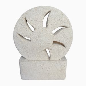 Carved Stone Table Lamp, 1970s