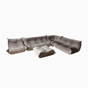 Togo Living Room Set by Michel Ducaroy for Ligne Roset, 1979, Set of 5