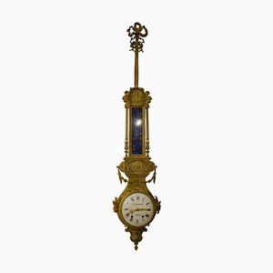 Ormolu Wanduhr aus Lapislazuli & Gold, 19. Jh. von Paul Sormani