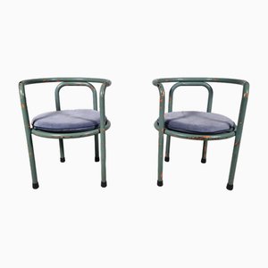 Gae Aulenti zugeschriebene Local Only Stühle für Poltronova, 1960er, 2er Set