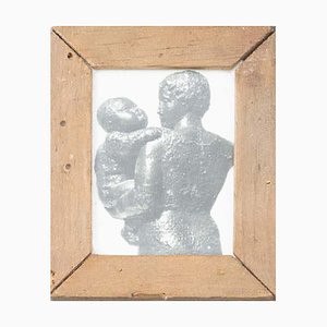 Manolo Hugué, Archive Photograph of Sculpture, 1960s, Silver Gelatin Print, Framed