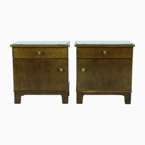 Bedside Tables with Drawers, 1960s-1970s, Set of 2