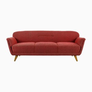 Sofa with Red Fabric, 1960s
