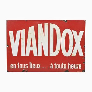 Assiette Viandox Vintage Émaillée