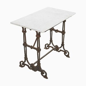 Butcher's Table with Marble Top, 1800s