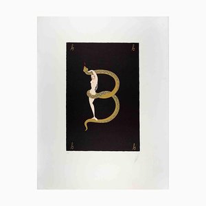 Erté, Letter B, 1970s, Lithograph