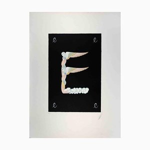 Erté, Lettre E, 1970s, Lithographie