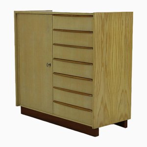 Hallway Console or Filing Cabinet in Light Wood, 1960s