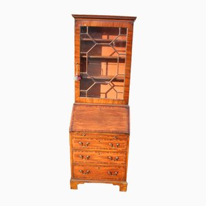 Small Mahogany Bureaux Bookcase, 1850s