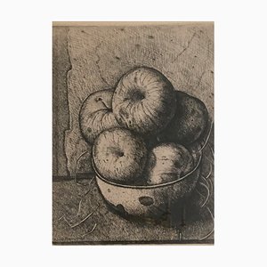 Aimé Barraud, Les pommes, Etching