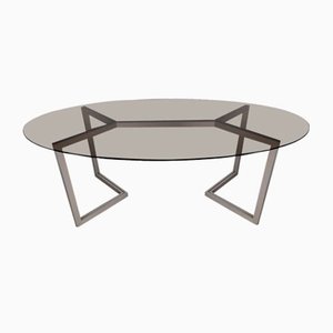 Grey Oval Table, 1970s