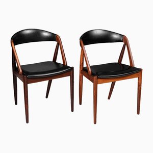 Dining Chairs by Kai Kristiansen for Schou Andersen, 1960s, Set of 4
