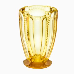 Art Deco Vase von Moser, Tschechoslowakei, 1930er