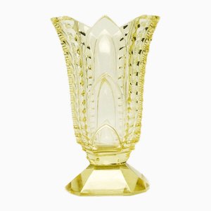 Art Deco Alexandrite Vase from Moser, Czechoslovakia, 1930s