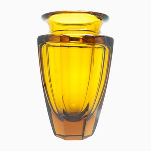 Art Deco Vase von Moser, Tschechoslowakei, 1930er