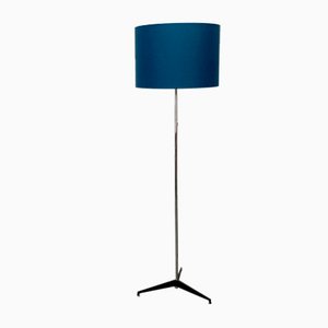 Blaue blaue Mid-Century Space Age Stehlampe von Staff Leuchten, 1960er