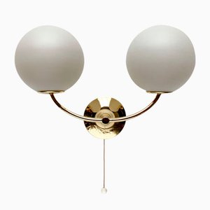 Applique Mid-Century Space Age en Laiton par ER Nele pour Temde, 1960s