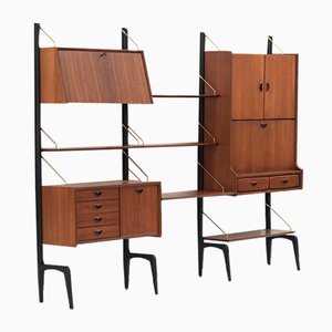 Wall Unit attributed to Louis Van Teeffelen for Wébé, the Netherlands, 1960s