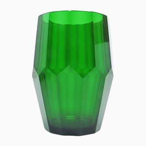 Art Deco Vase von Moser, Tschechoslowakei, 1930er