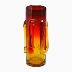 Vase par J. Słuczan-Orkusz pour Cracow Institute for Glassworks, Pologne, 1970s