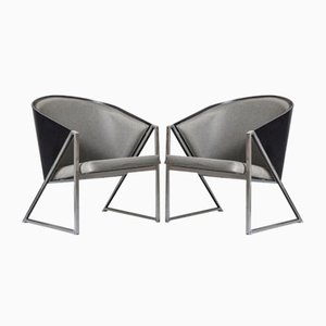 Lounge Chairs by Jouko Jarvisalo for Inno, Finland, 1980s, Set of 2