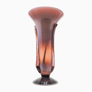 Vase par J. Słuczan-Orkusz pour Cracow Institute for Glassworks, Pologne, 1970s