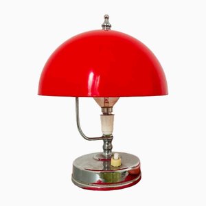 Mushroom Tischlampe in Rot