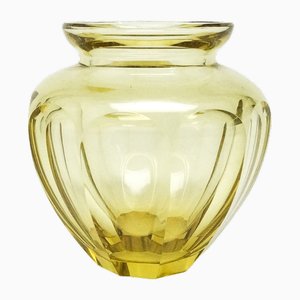 Vaso Art Deco di Moser, Cecoslovacchia, anni '30