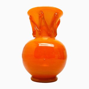 Vase par J. Słuczan-Orkusz pour Cracow Institute for Glassworks, Pologne, 1970s